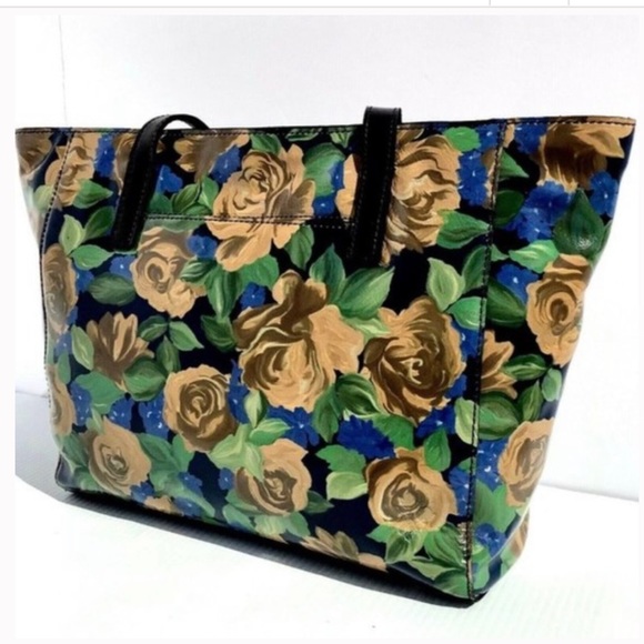 Patricia Nash Handbags - Patricia Nash NEW!!!! Beautiful!!! Varsi Leather Tote Blue Sky Rose NWT